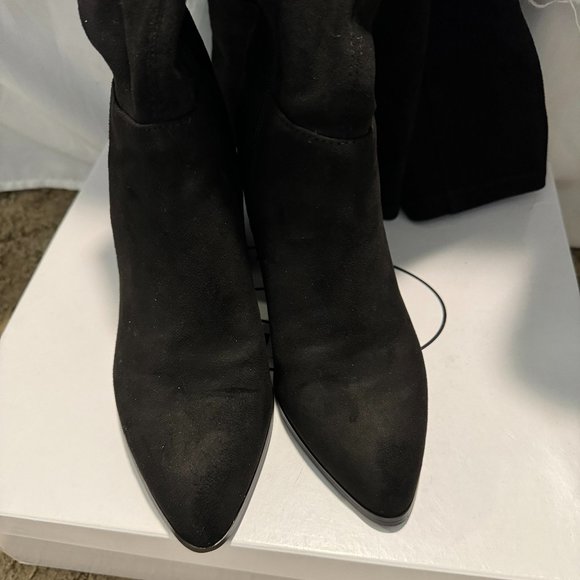 Steve Madden Suede Knee High Boot - Picture 3 of 4